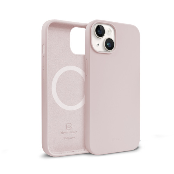 Etui Do iPhone 14 / iPhone 13 MagSafe Crong Color Cover Magnetic Różowy
