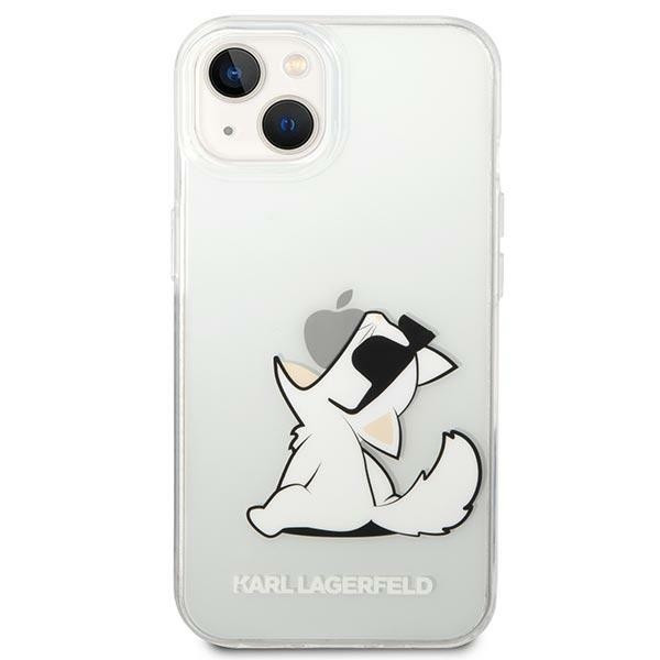 Etui Do iPhone 14 Plus Karl Lagerfeld Choupette Fun Sunglasses Przezroczysty
