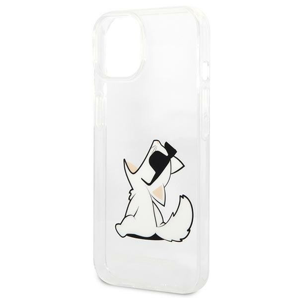 Etui Do iPhone 14 Plus Karl Lagerfeld Choupette Fun Sunglasses Przezroczysty