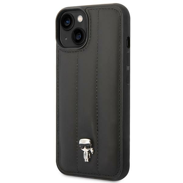 Etui Do iPhone 14 Plus Karl Lagerfeld Quilted Puffy Ikonik Pin Czarny