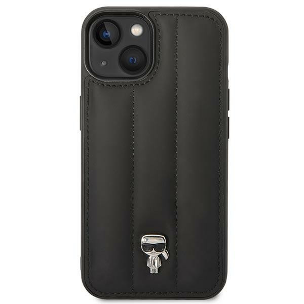 Etui Do iPhone 14 Plus Karl Lagerfeld Quilted Puffy Ikonik Pin Czarny