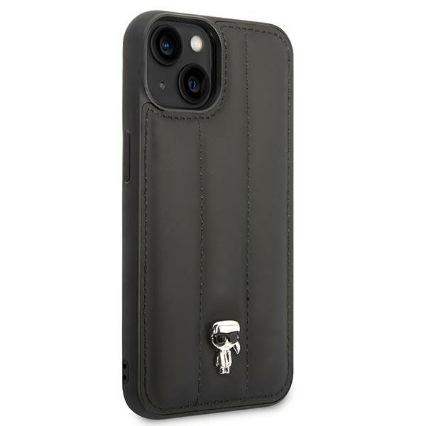 Etui Do iPhone 14 Plus Karl Lagerfeld Quilted Puffy Ikonik Pin Czarny