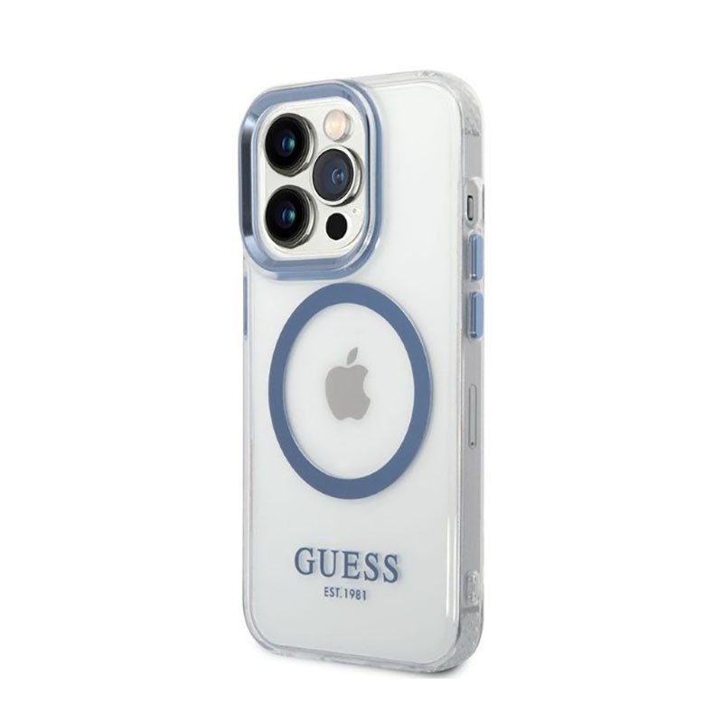 Etui Do iPhone 14 Pro Guess Metal Outline...