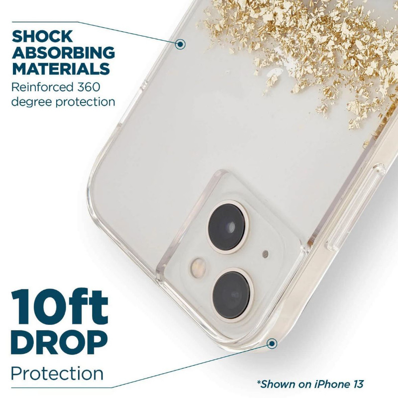 Etui Do iPhone 14 / iPhone 13 Zdobione Złotem...
