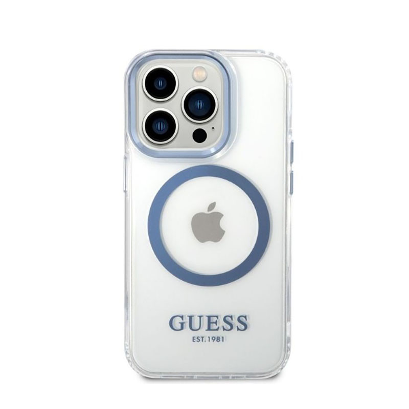 Etui Do iPhone 14 Pro Guess Metal Outline...