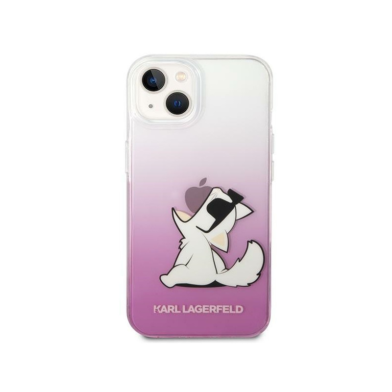 Etui Do iPhone 14 Plus Karl Lagerfeld Choupette Fun Sunglasses Różowy