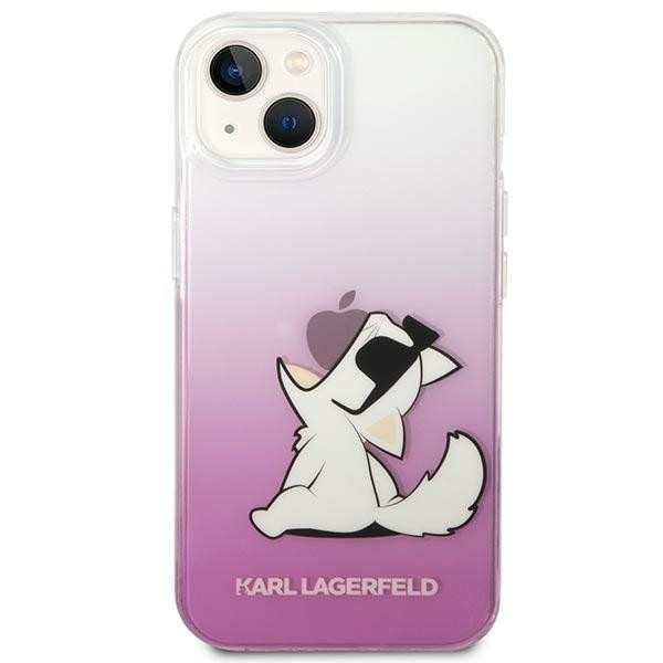 Etui Do iPhone 14 Plus Karl Lagerfeld Choupette Fun Sunglasses Różowy