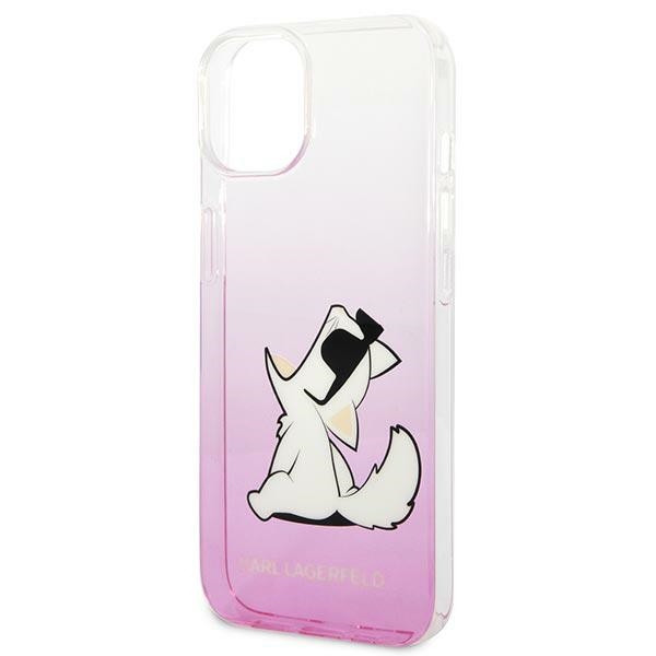 Etui Do iPhone 14 Plus Karl Lagerfeld Choupette Fun Sunglasses Różowy