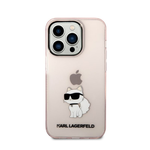 Etui Do iPhone 14 Pro Karl Lagerfeld Iml NFT Choupette Różowy