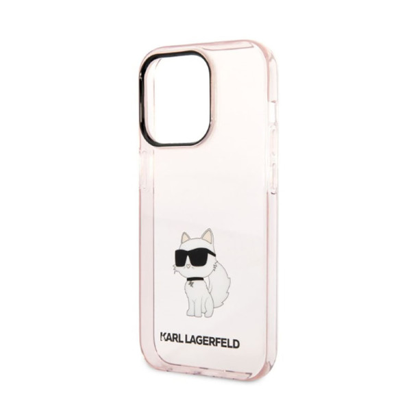 Etui Do iPhone 14 Pro Karl Lagerfeld Iml NFT Choupette Różowy