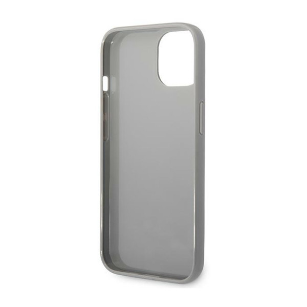 Etui Do iPhone 14 Plus Karl Lagerfeld Monogram Iridescent Srebrny