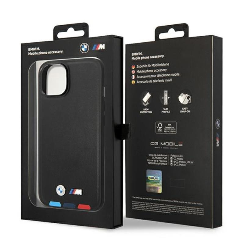 Etui Do iPhone 14 Plus BMW Leather Hot Stamp...