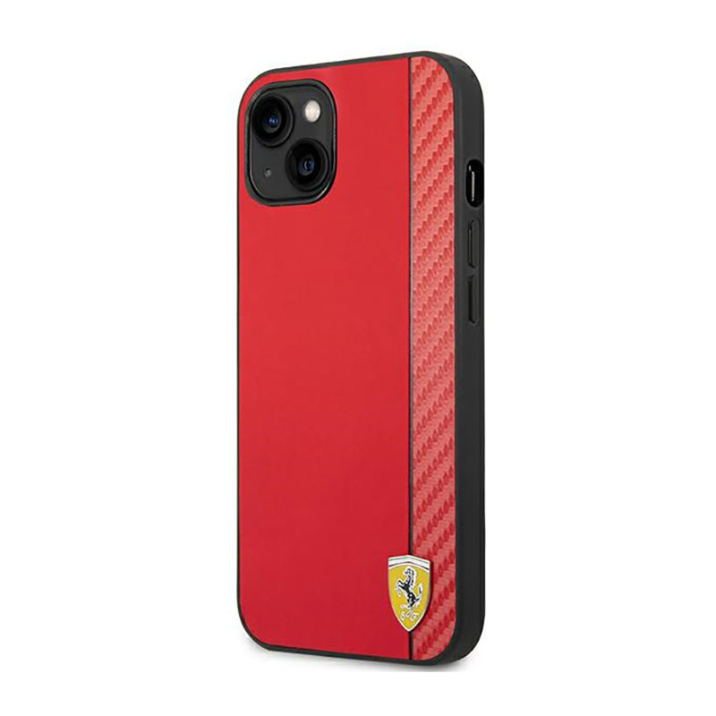Etui Do iPhone 14 Plus Ferrari Carbon Czerwony