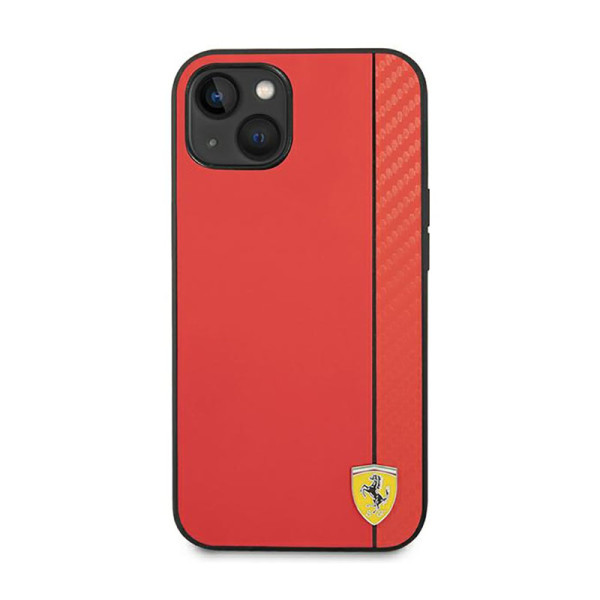 Etui Do iPhone 14 Plus Ferrari Carbon Czerwony