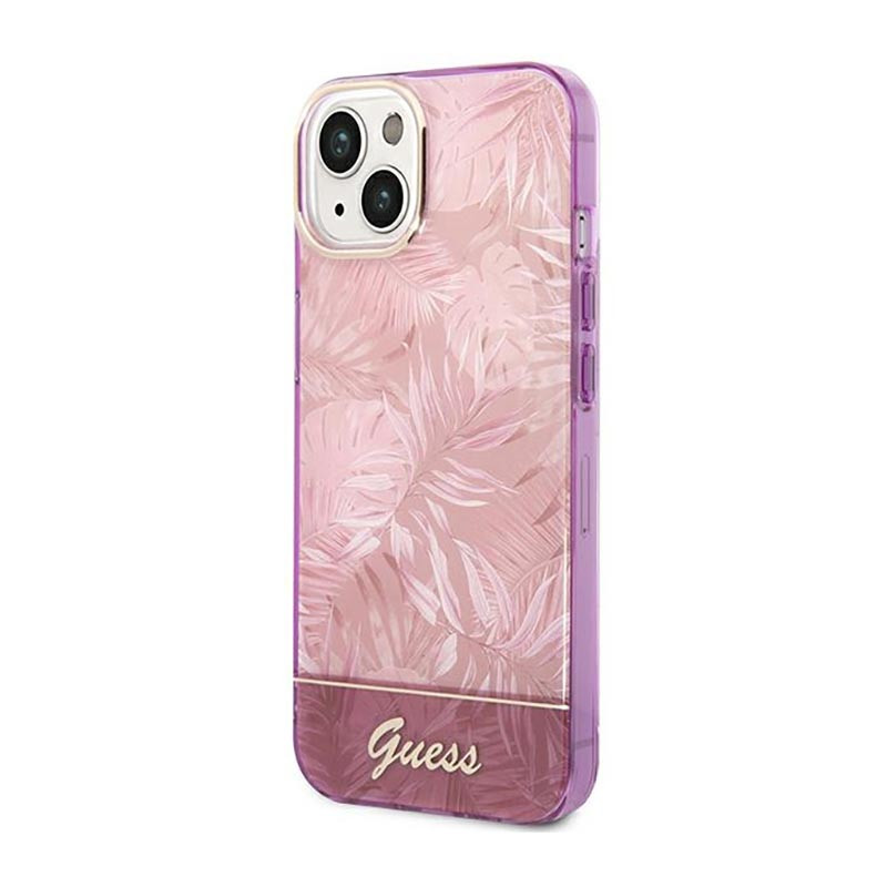 Etui Do iPhone 14 Plus Guess Jungle Case Różowy