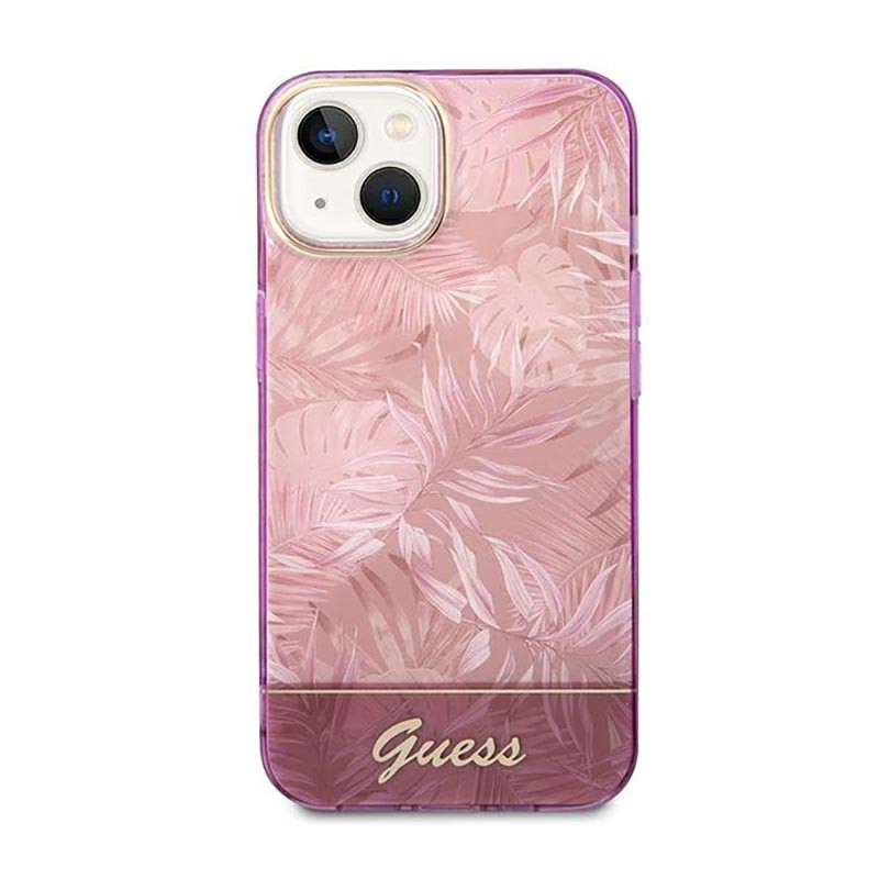Etui Do iPhone 14 Plus Guess Jungle Case Różowy