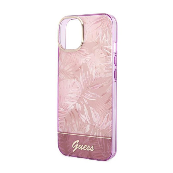 Etui Do iPhone 14 Plus Guess Jungle Case Różowy