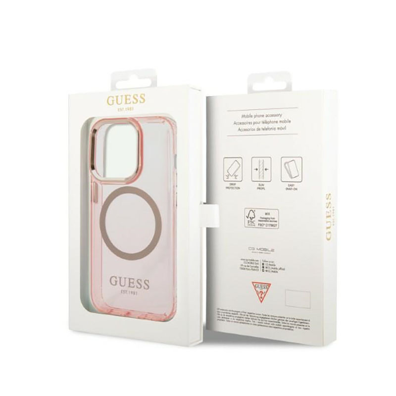 Etui Do iPhone 14 Pro Guess Gold Outline...