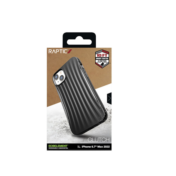 Etui Biodegradowalne Do iPhone 14 Plus ( Drop-Tested 3M ) X-Doria Raptic Clutch Czarny