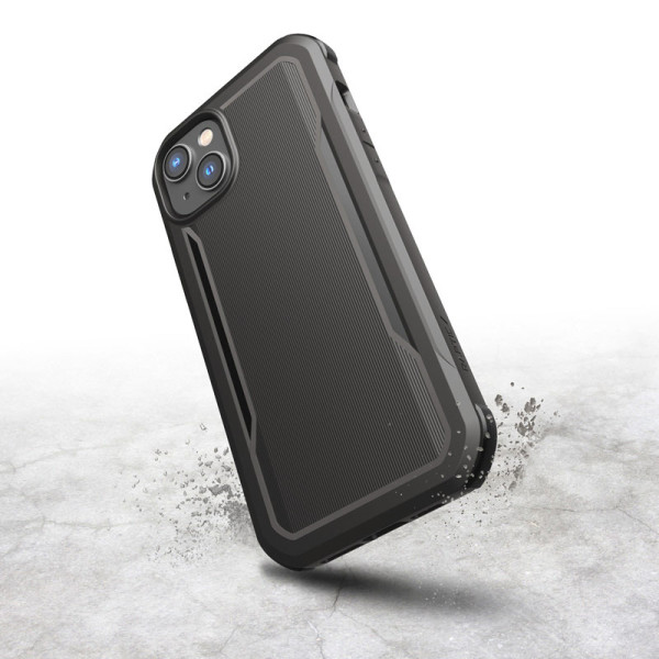 Etui Pancerne Do iPhone 14 Plus ( Drop-Tested 6M ) X-Doria Raptic Fort Built MagSafe Czarny