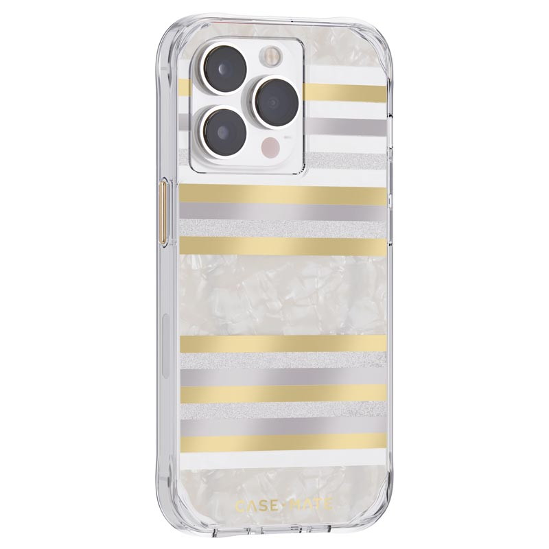Etui Do iPhone 14 Pro Zdobione Masą Perłową...