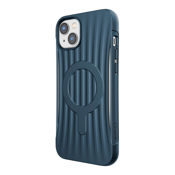Etui Biodegradowalne Do iPhone 14 Plus ( Drop-Tested 3M ) X-Doria Raptic Clutch MagSafe Niebieski