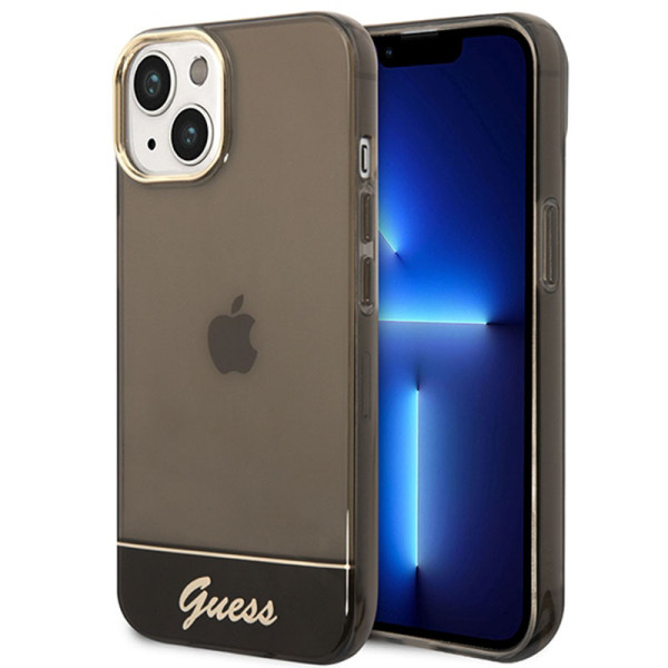 Etui Do iPhone 14 Plus Guess Translucent Czarny