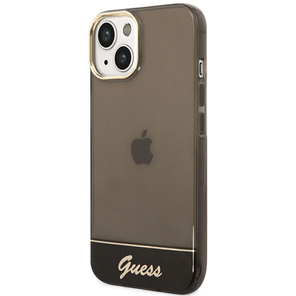 Etui Do iPhone 14 Plus Guess Translucent Czarny