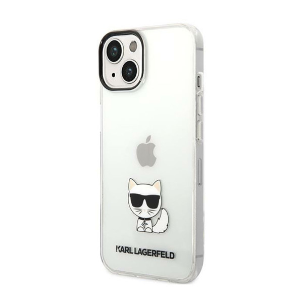 Etui Do iPhone 14 Plus Karl Lagerfeld Choupette Body Przezroczysty
