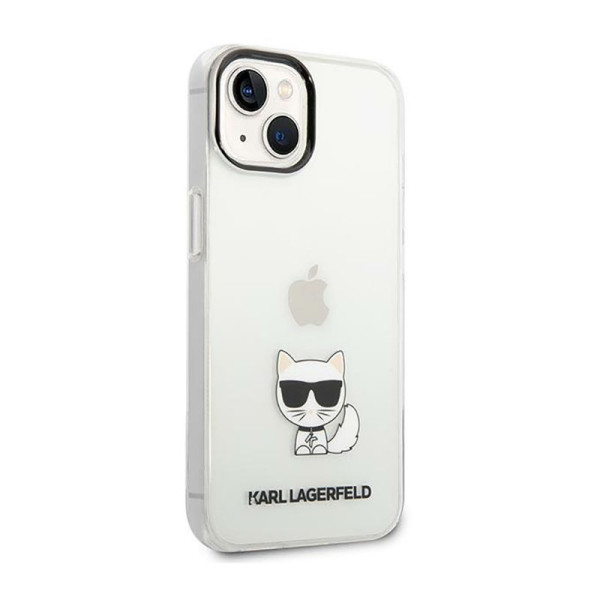 Etui Do iPhone 14 Plus Karl Lagerfeld Choupette Body Przezroczysty