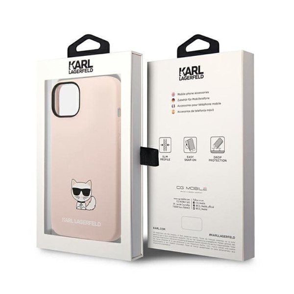 Etui Do iPhone 14 Plus Karl Lagerfeld Choupette Body Rózowy