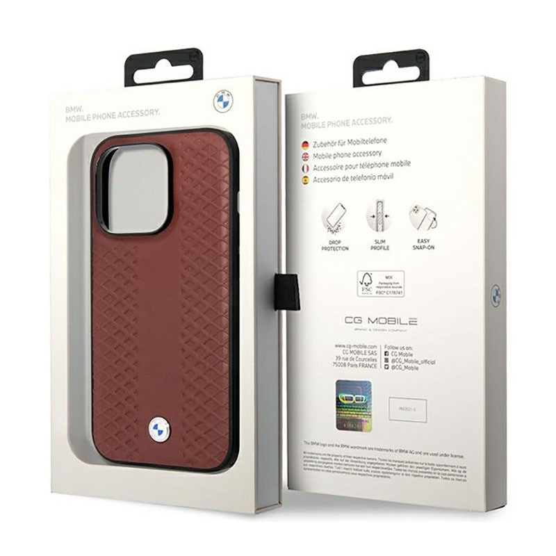 Etui Do iPhone 14 Pro BMW Leather Diamond...