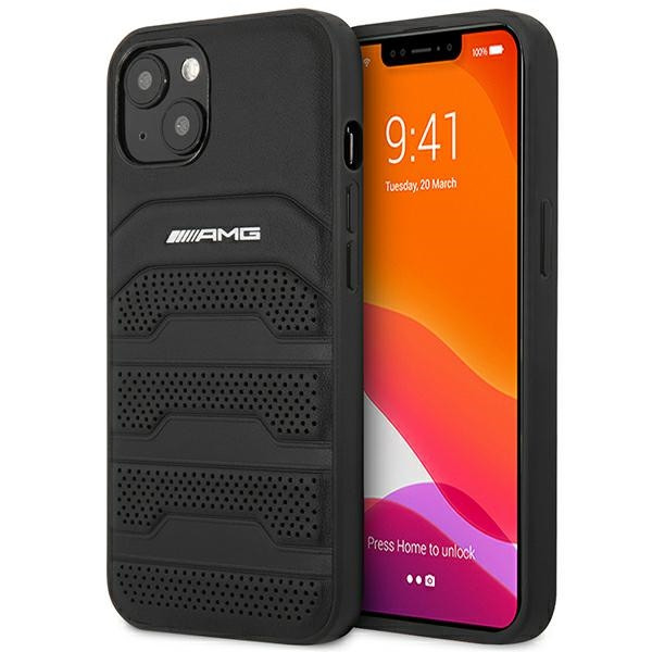 Etui Do iPhone 14 Plus AMG Debossed Lines Czarny
