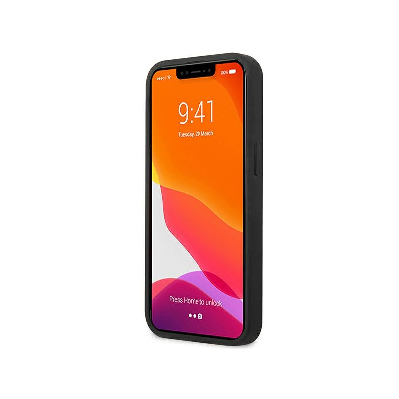 Etui Do iPhone 14 Plus AMG Debossed Lines Czarny