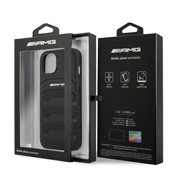 Etui Do iPhone 14 Plus AMG Debossed Lines Czarny