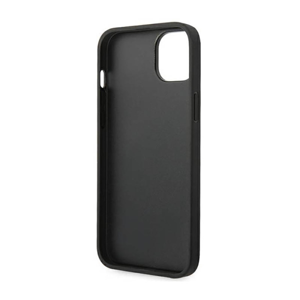 Etui Do iPhone 14 Plus Karl Lagerfeld Saffiano Mono Metal Logo Czarny
