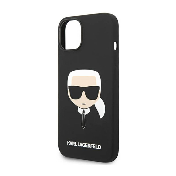 Etui Do iPhone 14 Plus Karl Lagerfeld Silicone Ikonik Karl`S Head Czarny