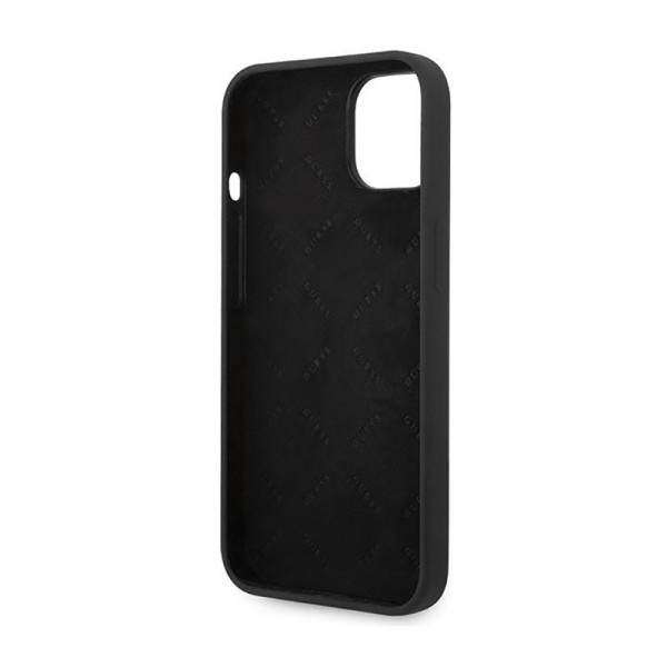 Etui Do iPhone 14 Plus Guess Silicone Triangle Logo Czarny