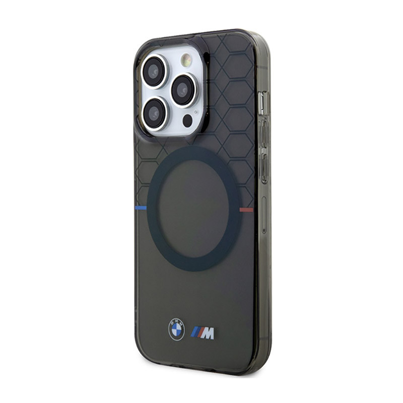 Etui Do iPhone 14 Pro BMW Pattern MagSafe Szary