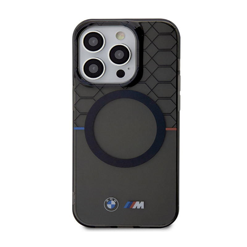 Etui Do iPhone 14 Pro BMW Pattern MagSafe Szary
