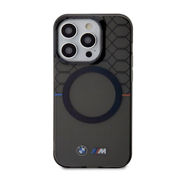 Etui Do iPhone 14 Pro BMW Pattern MagSafe Szary