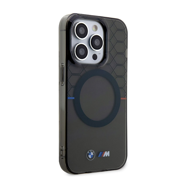 Etui Do iPhone 14 Pro BMW Pattern MagSafe Szary