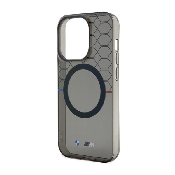 Etui Do iPhone 14 Pro BMW Pattern MagSafe Szary