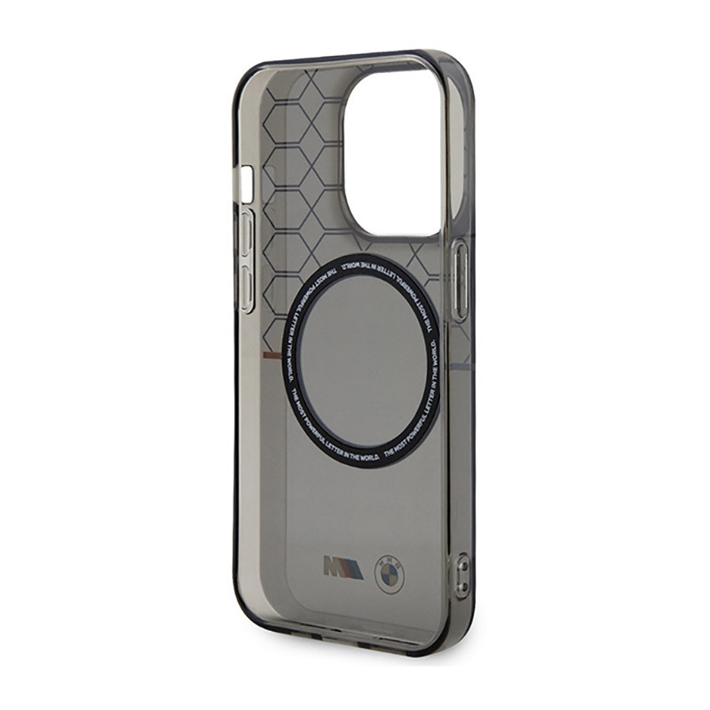 Etui Do iPhone 14 Pro BMW Pattern MagSafe Szary