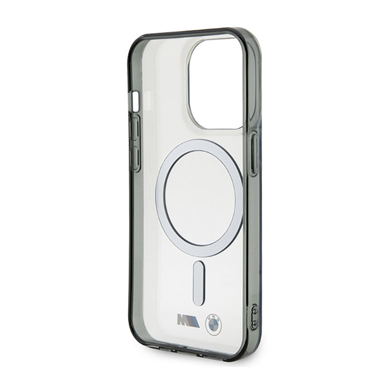 Etui Do iPhone 14 Pro BMW Silver Ring MagSafe...