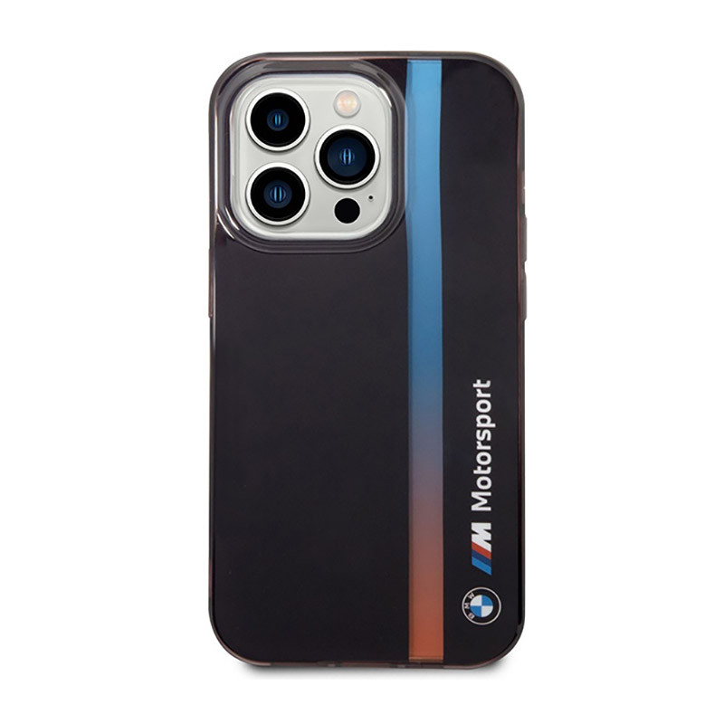 Etui Do iPhone 14 Pro BMW Tricolor Stripe Czarny
