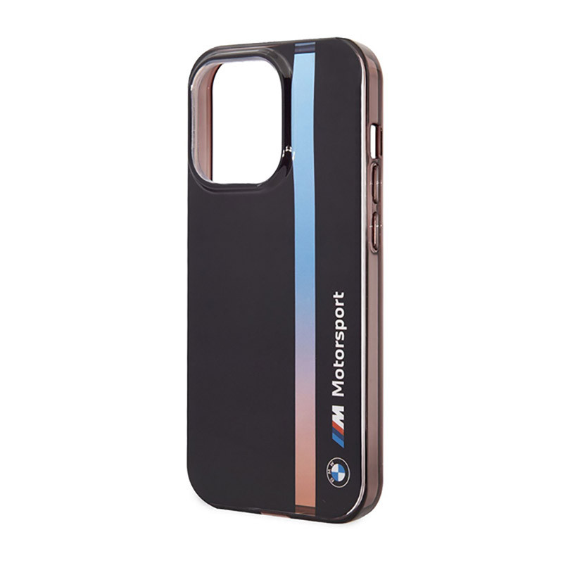Etui Do iPhone 14 Pro BMW Tricolor Stripe Czarny