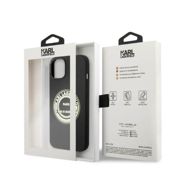 Etui Do iPhone 14 Plus Karl Lagerfeld Silicone Rsg Czarny