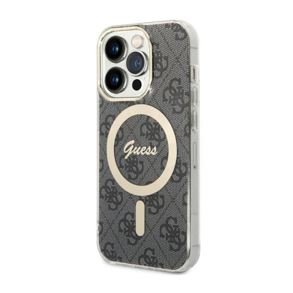 Etui Do iPhone 14 Pro Guess 4G MagSafe Czarny