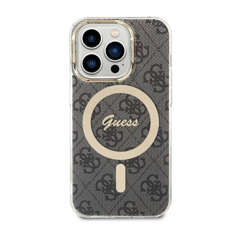 Etui Do iPhone 14 Pro Guess 4G MagSafe Czarny